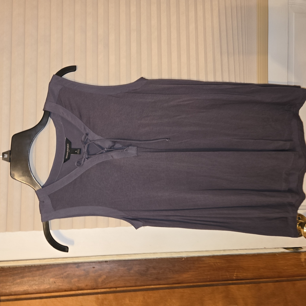 Women's Purple Gray Sleeveless Top